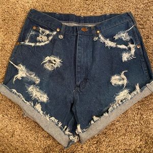 Wrangler jean shorts